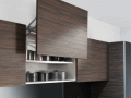 Cabinet folding mechanism