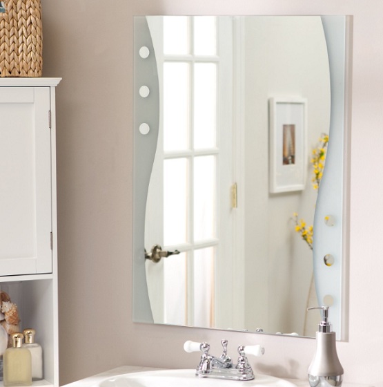 Frameless-bathroom-mirror