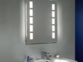 simple-wall-mounted-bathroom-mirror with lighting