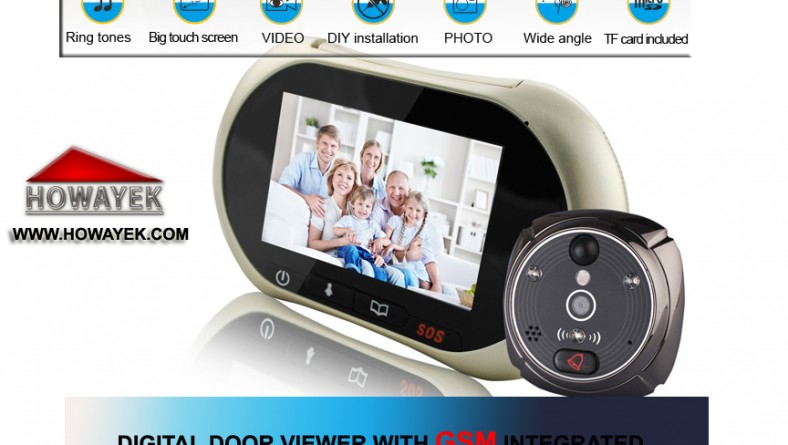 Digital Door Viewer with GSM integrated