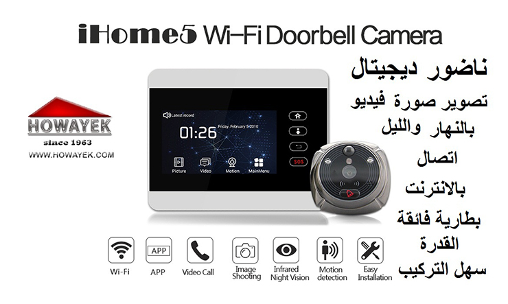 Digital Door viewer Ihome5